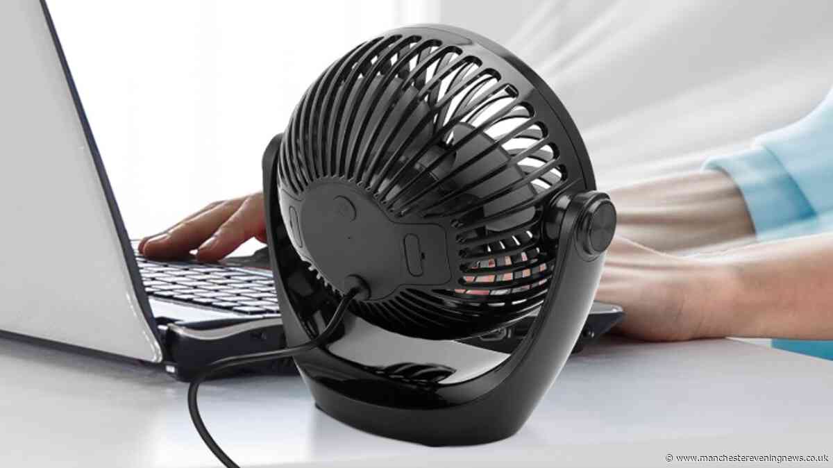 I've found a £17 desk fan to help me 'stay sane' as 30C temperatures predicted
