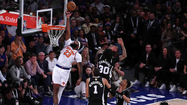 Mitchell Robinson explains finger injury before NBA Finals