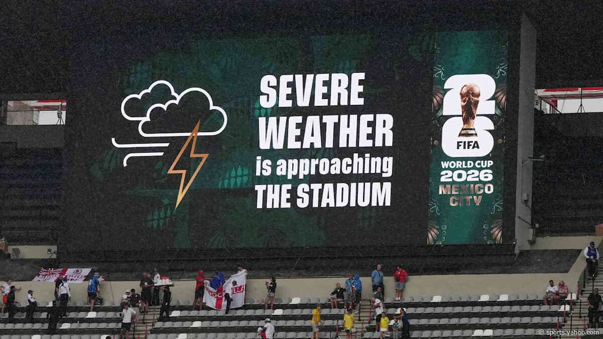 Shelter-in-place order at Azteca before Mexico-England because of weather