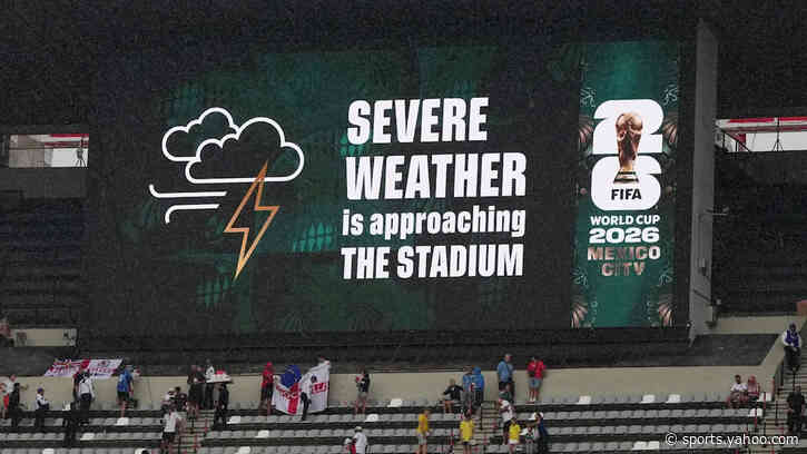Shelter-in-place order at Azteca before Mexico-England because of weather