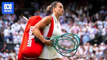 Sabalenka to 'get drunk and forget about tennis' after Wimbledon exit