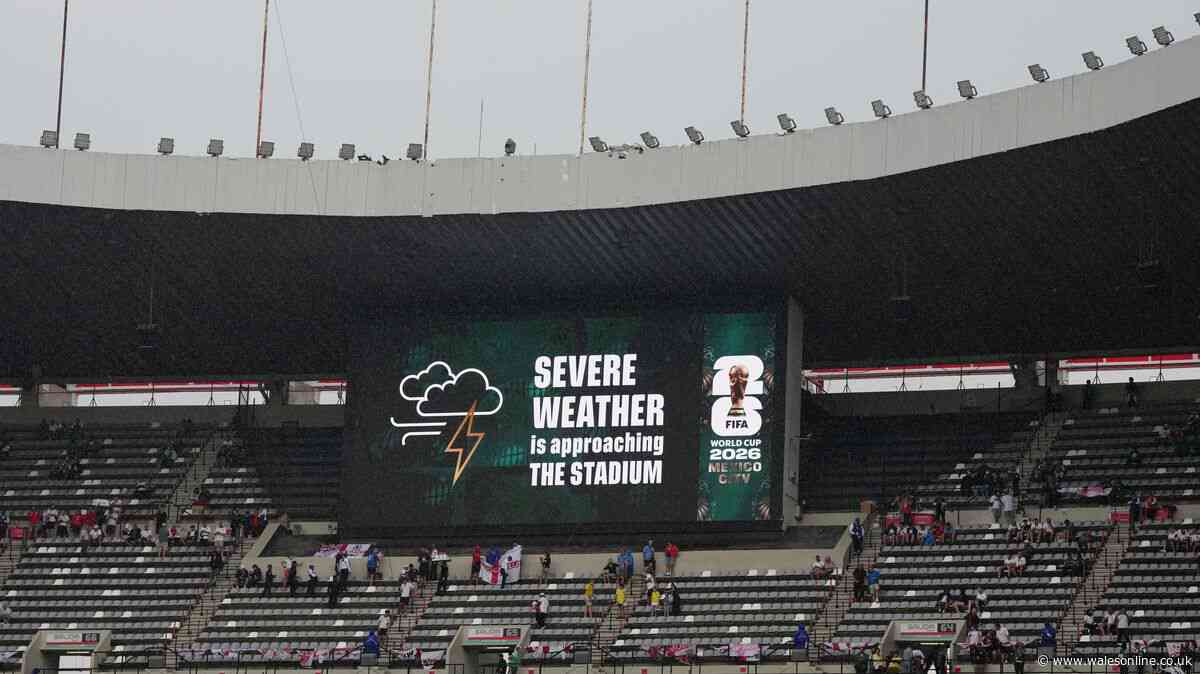 England v Mexico kick-off time alert as storm hits stadium and pitch closed