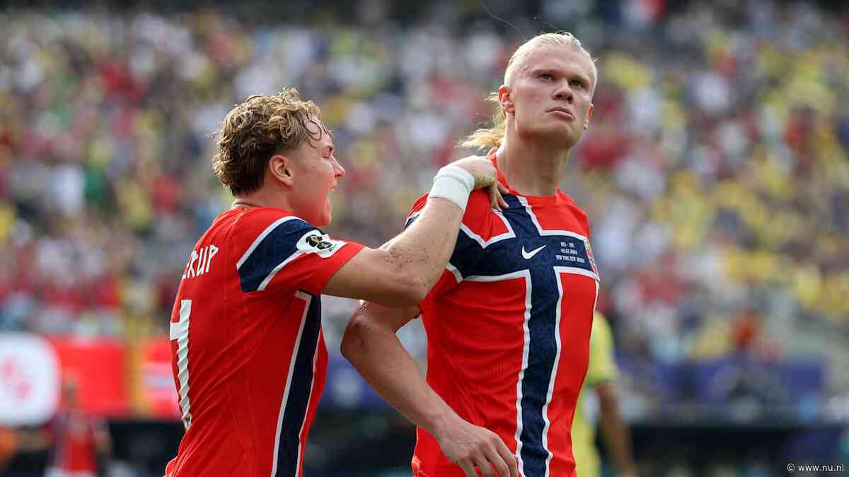 Noorwegen schakelt Brazilië uit op WK dankzij late goals sterspeler Haaland
