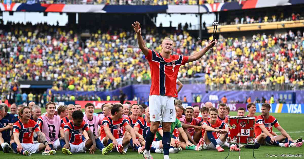Fenomenale Erling Haaland en Noorwegen schrijven geschiedenis en schakelen grootmacht Brazilië uit