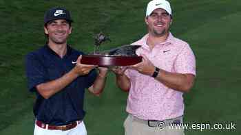 Gotterup fires 62, wins Deere with brother on bag