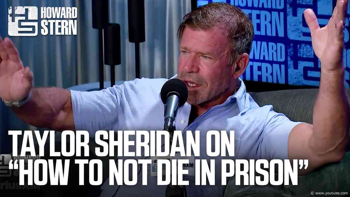 Taylor Sheridan on His New Book “How to Not Die in Prison”