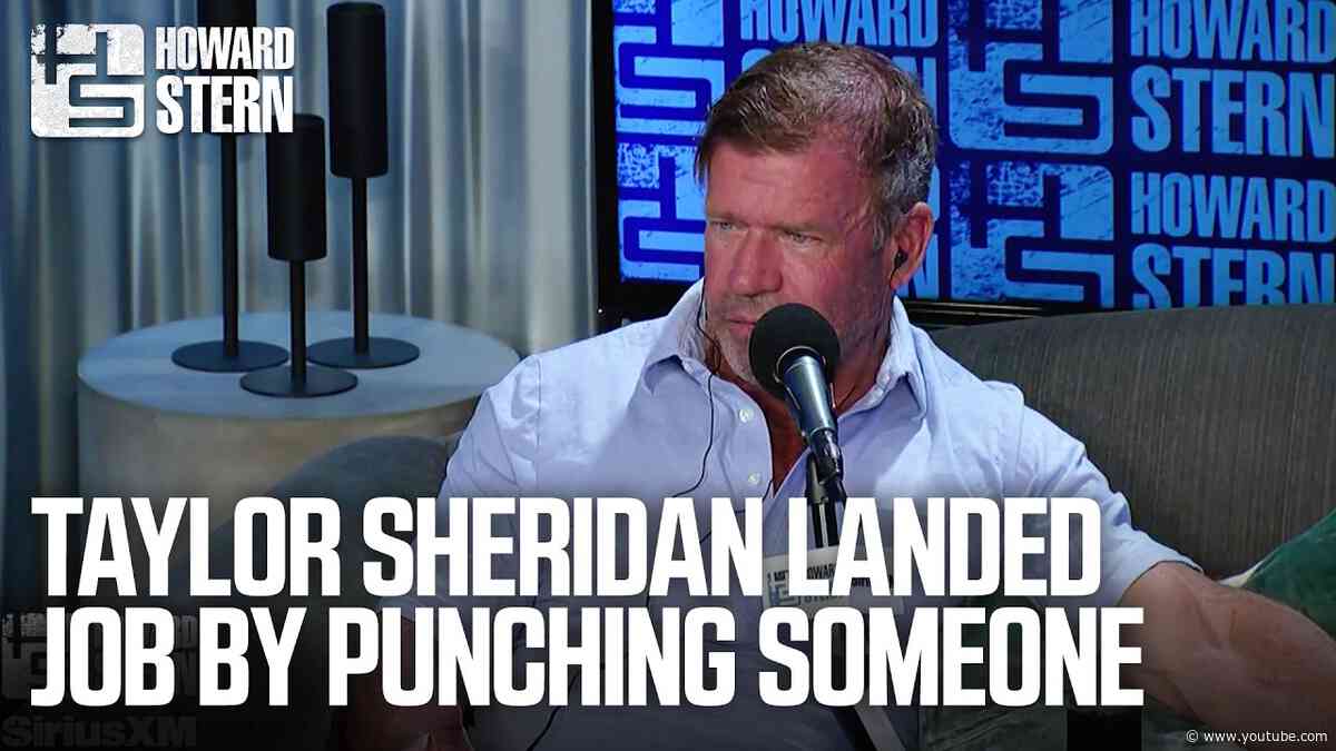 Taylor Sheridan Landed a Job After Punching Someone at an Audition