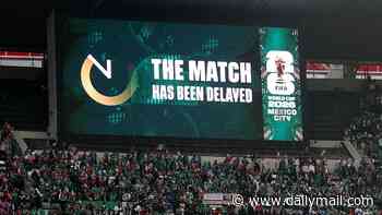 Mexico vs England - World Cup last 16 LIVE: Kick-off delayed by an HOUR amid storms in the area
