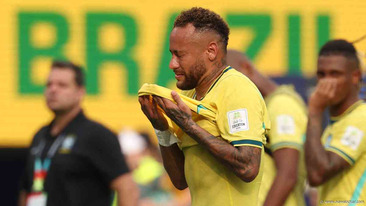 Horrorreeks duurt Brazilië voort: huilende Neymar (34) heeft zijn laatste interland gespeeld