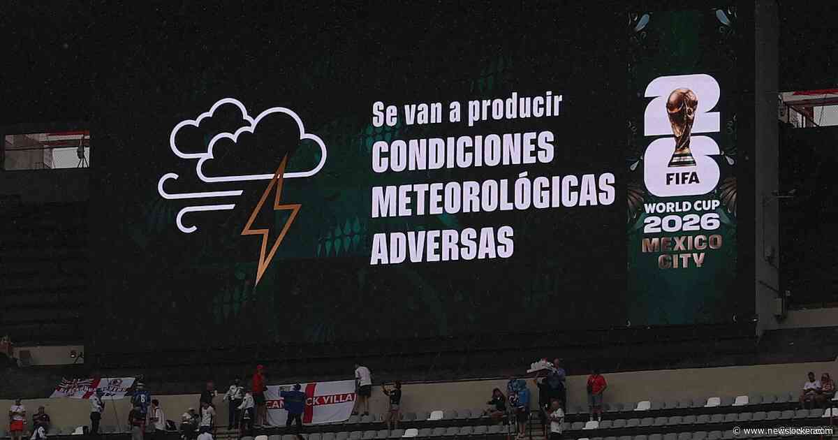 Wedstrijd Mexico - Engeland met een uur uitgesteld vanwege onweer