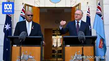 Live: Australia strikes new defence alliance with Fiji