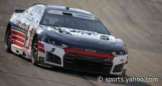 Larson spins from third at Chicagoland, falls multiple laps down