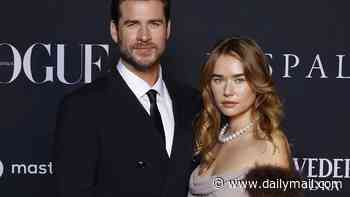 Liam Hemsworth joins Taylor Swift and Travis Kelce's wedding celebrations with his fiancée Gabriella Brooks - who once dated pop star's ex-boyfriend Matty Healy