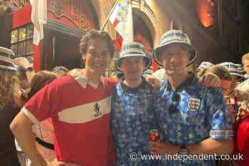 ‘As long as they bring it home’: Fans prepare for late night as England v Mexico delayed