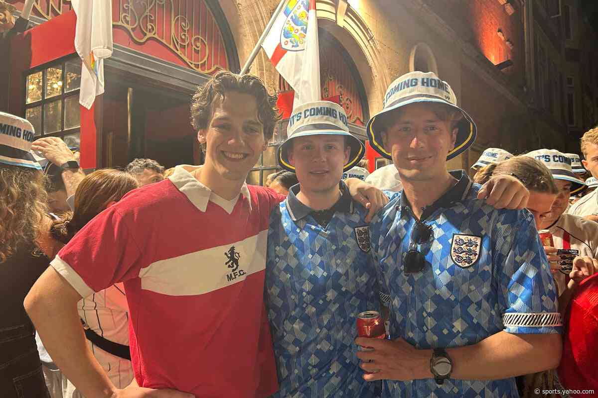 ‘As long as they bring it home’: Fans prepare for late night as England v Mexico delayed