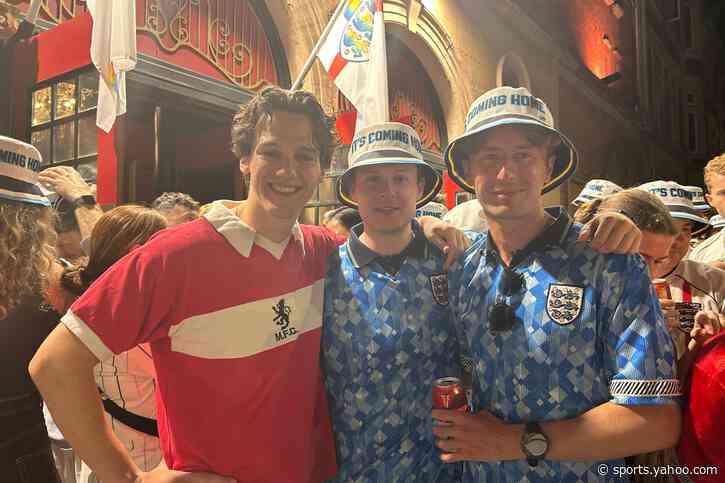 ‘As long as they bring it home’: Fans prepare for late night as England v Mexico delayed