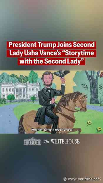 Storytime with President Donald J. Trump and Second Lady Usha Vance! 💛📚