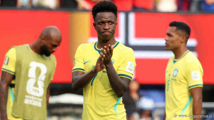 Vinicius enfrentó críticas por no patear penal ante Noruega: "Nunca huyo de mi responsabilidad"