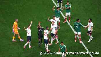 Mexiko gegen England im Liveticker: Erst Kane, dann Jimenez – zwei Elfmetertore