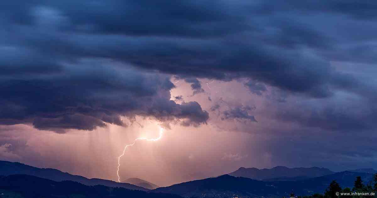Aktuelle Unwetter-Warnungen für Franken - betroffene Regionen