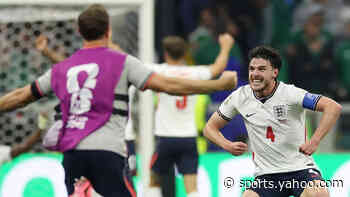 Watch as 10-man England lead Mexico but under pressure in closing stages