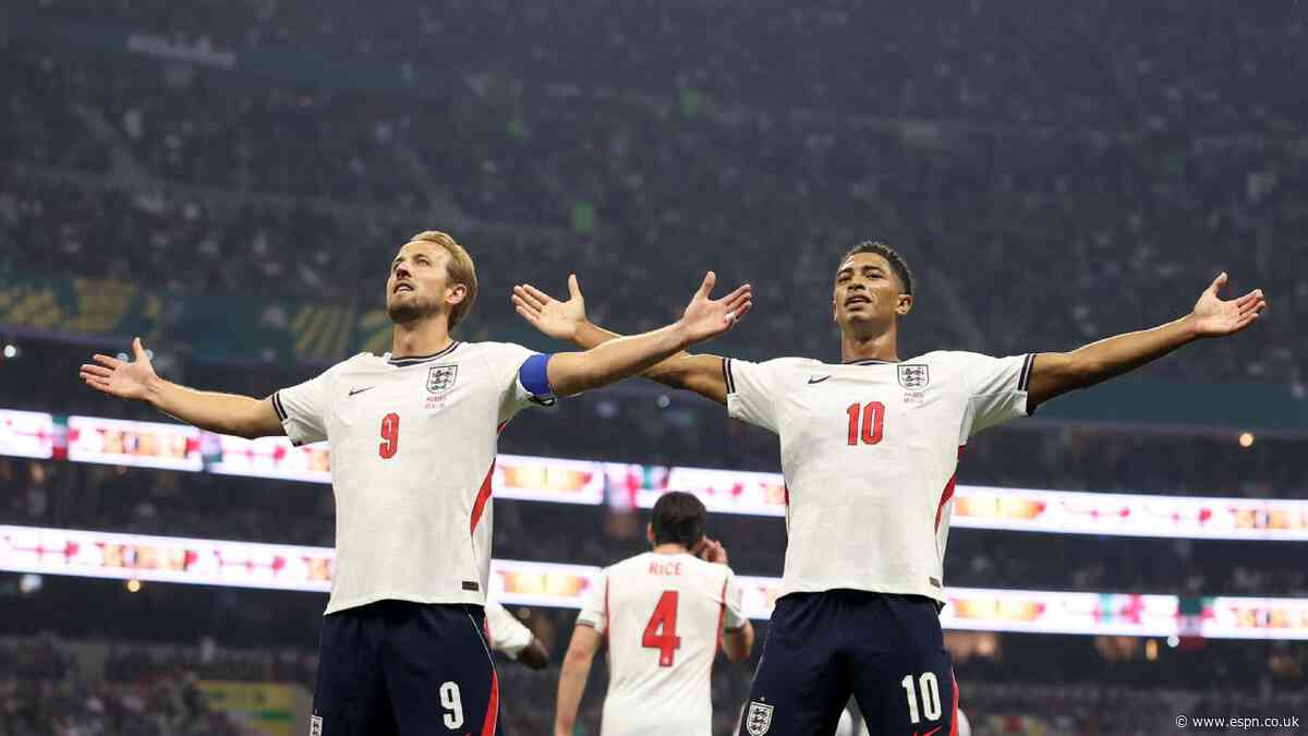 Mexico 2-3 England: Jude Bellingham, Harry Kane pr...
