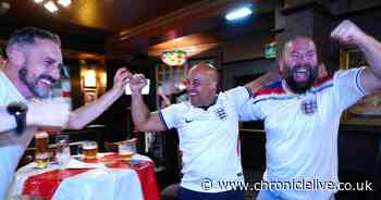 Drama as fans gather in Newcastle in early hours to watch England beat Mexico 3-2 with 10 men