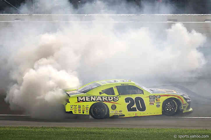 Brandon Jones wins NASCAR O'Reilly race at Chicagoland in July 2026
