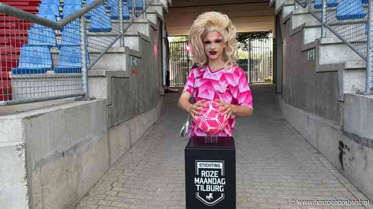 Team met roze tenues neemt stadion over: ‘Aandacht voor de queer-community’