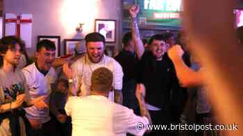 Thousands pack Bristol's bars long into the night to watch England win a classic