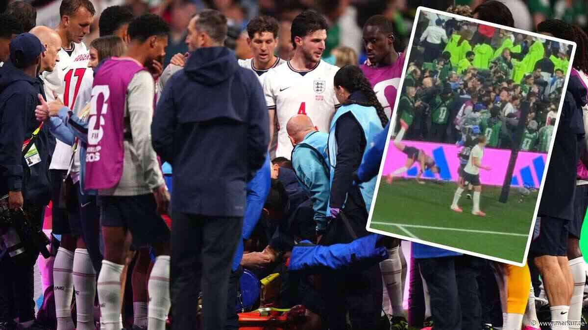 England-Star nach Sturz beim Jubeln schwer verletzt im Krankenhaus