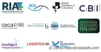 Industry leaders call on Government to improve Railways Bill to support economic growth & investment