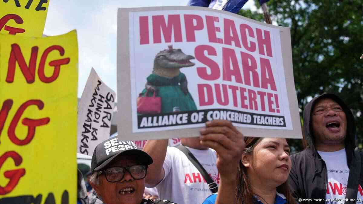 Impeachment-Prozess gegen philippinische Vizepräsidentin