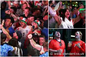 'We're going home!' Londoners pull sickies after watching England's thrilling World Cup win over Mexico in pubs