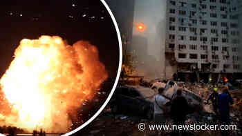 Enorme explosie na dodelijke Russische aanval op Kiev
