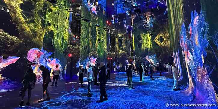 I visited the 'world's first' AI art museum. It was dazzling, strange, and more thought-provoking than I expected.
