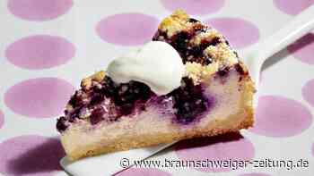 Unschlagbar guter Heidelbeer-Käsekuchen mit Streuseln