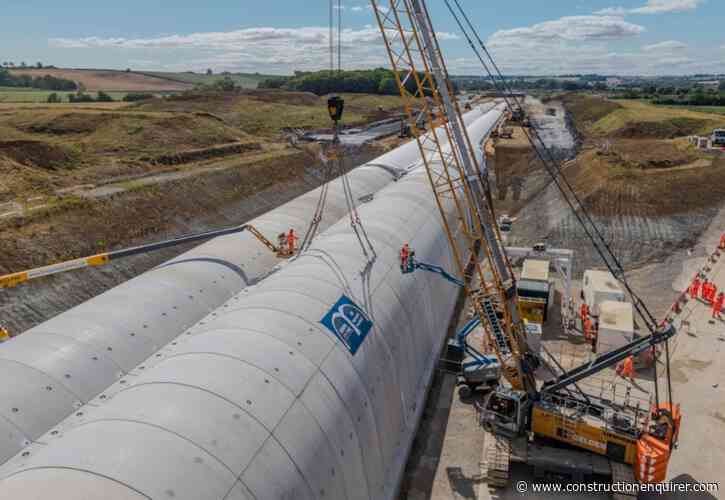 Final segment installed at problem HS2 green tunnel