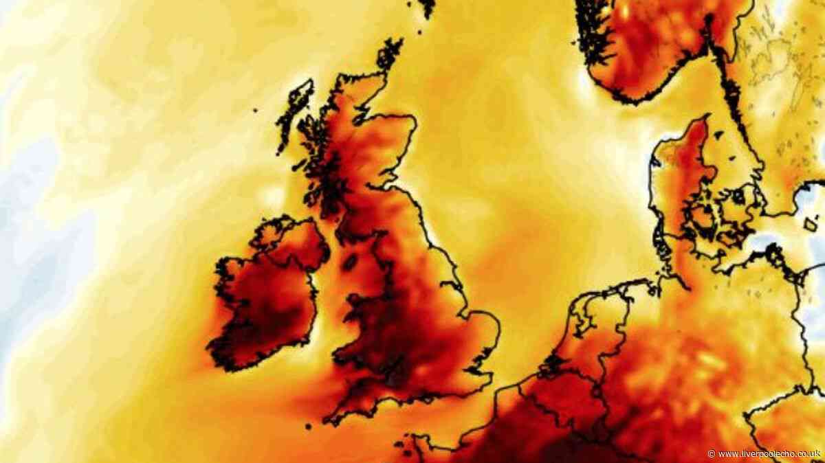 Weather maps show when UK will reach 34C this week