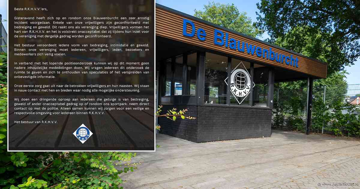 ‘Zeer ernstig incident’ bij RKHVV: vrijwilligers zaterdagavond bedreigd en mishandeld