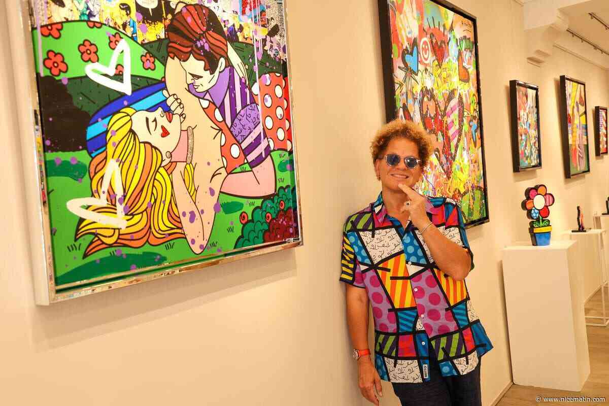« Si je ne peignais pas, je deviendrais fou », la star de l’art contemporain Romero Britto s’expose à Saint-Tropez