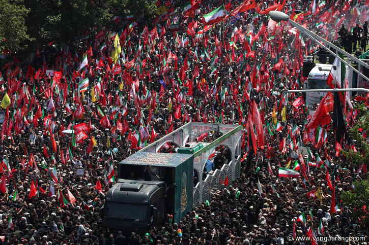 Khamenei funeral procession begins in Tehran as huge crowds expected