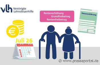 Rentenerhöhung 2026: Werden jetzt Steuern fällig?