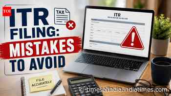 ITR filing FY 2025-26: Top 10 mistakes taxpayers should avoid for income tax returns online filing - check list
