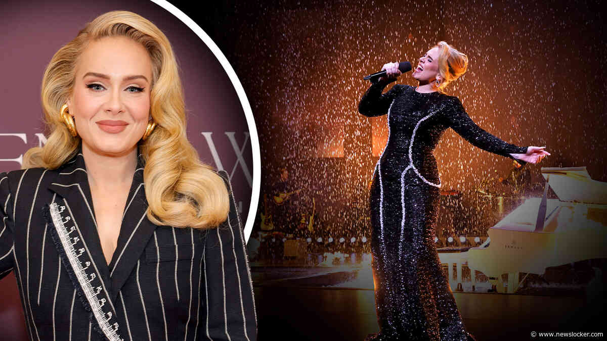 Adele duikt op tijdens F1-race en geeft openhartig interview: ’Beroemd zijn blijft iets waar ik moeite mee heb’