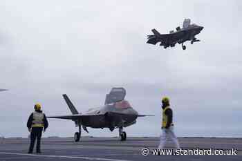 F-35 jets intercepted Russian plane following UK carrier strike group, MoD says