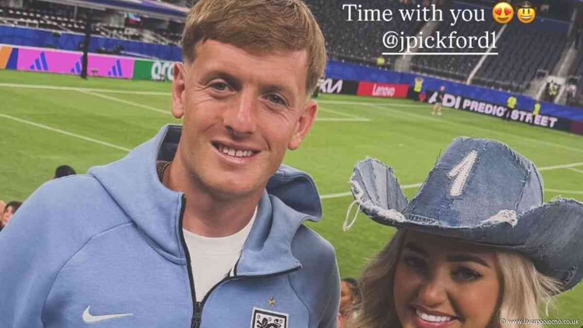 Jordan Pickford sends message to 'soulmate' after England's World Cup win