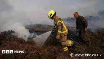 Caravan park welcomes funding after moorland fire