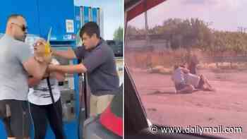 Desperate Russian drivers brawl over petrol while Crimea is plunged into darkness as relentless Ukrainian airstrikes humiliate Putin