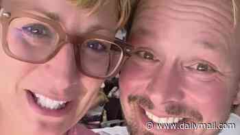 Corrie's Adam Rickitt and his wife Katy are praised for helping a groom who broke his ankle in 'worst turbulence ever' on flight to Sicily for his wedding